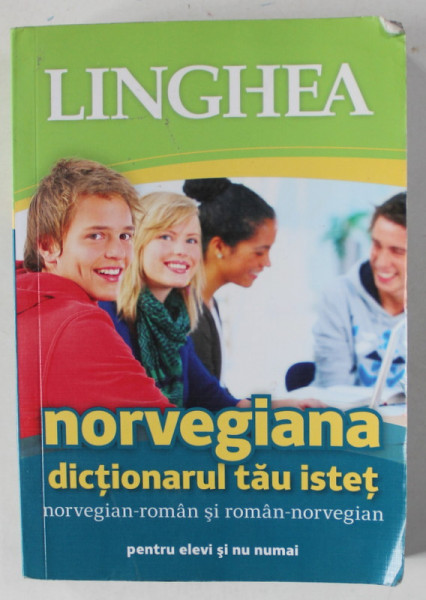 NORVEGIANA , DICTIONARUL TAU  ISTET , NORVEGIAN - ROMAN si ROMAN - NORVEGIAN , 2015 , PREZINTA URME DE UZURA