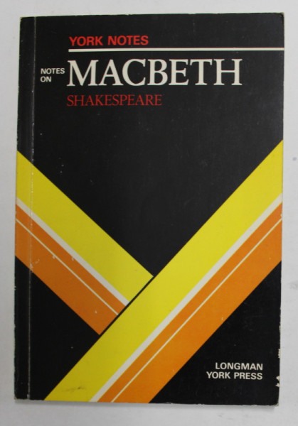 NOTES ON MACBETH - SHAKESPEARE , by ALASDAIR D.F. MACRAE , 1980