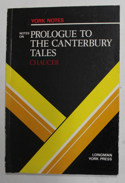 NOTES ON PROLOGUE TO THE CANTERBURY TALES - CHAUCER by MICHAEL ALEXANDER , 1984