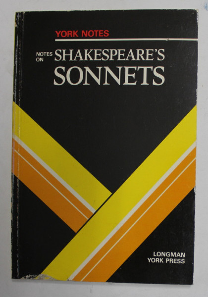 NOTES ON SHAKESPARE 'S SONNETS by GEOFFREY M. RIDDEN , 1982