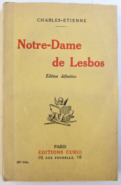NOTRE - DAME DE LESBOS par CHARLES  - ETIENNE , 1929