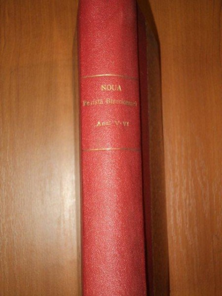 NOUA REVISTA BISERICEASCA, ANUL V, NO. 1-2 , APRILIE 1923