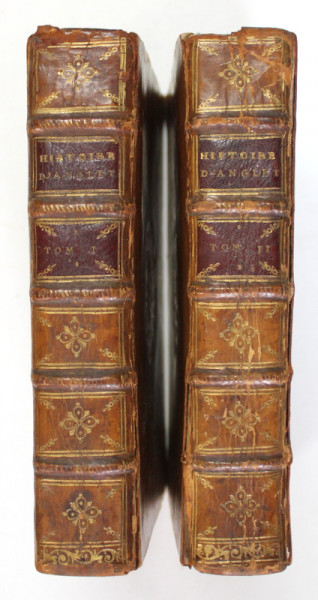 NOUVEL ABREGE CHRONOLOGIQUE DE L 'HISTOIRE D ' ANGLETERRE , DEUX VOLUMES , 1751