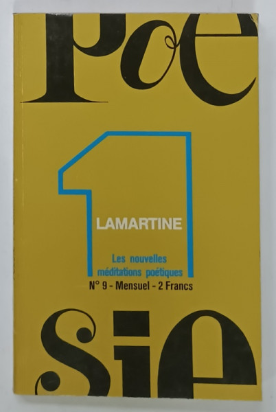 NOUVELLES MEDITATIONS POETIQUES , No. 9 par LAMARTINE , 1969