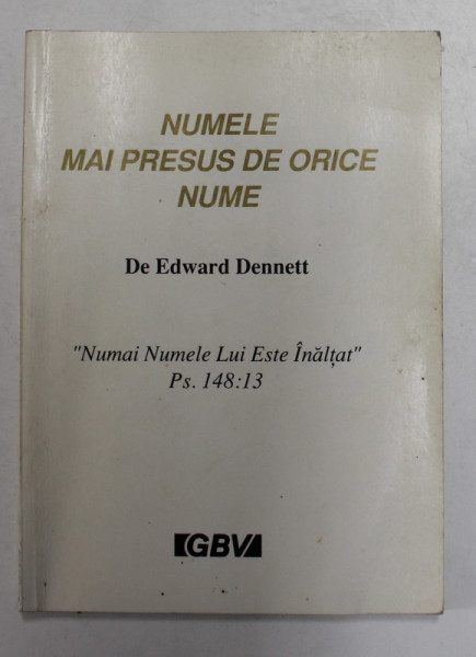 NUMELE MAI PRESUS DE ORICE NUME , ANII '90