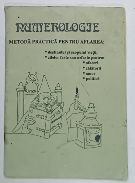 NUMEROLOGIE , METODA PRACTICA ..., ANII  '90