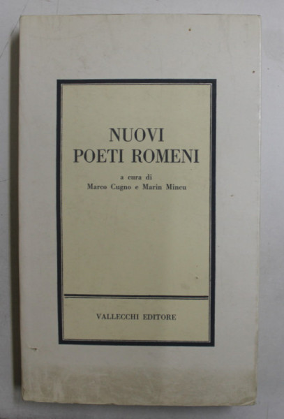 NUOVI POETI ROMENI , a cura di MARCO CUGNO e MARIN MINCU , 1986