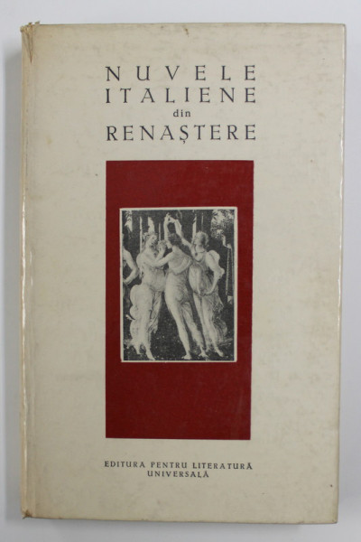 NUVELE ITALIENE DIN RENASTERE , 1964 , PREZINTA URME DE UZURA