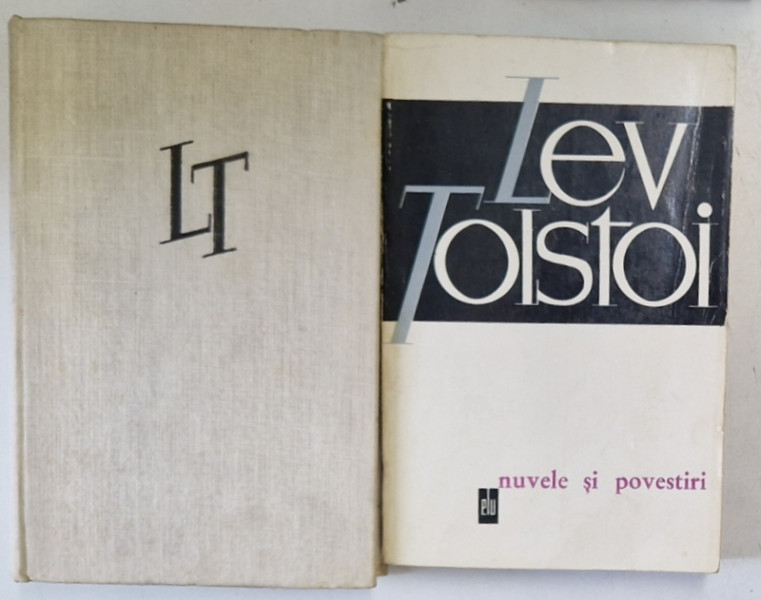 NUVELE SI POVESTIRI de LEV TOLSTOI VOL I -II , BUCURESTI 1965 , VOLUMUL I ESTE CARTONAT