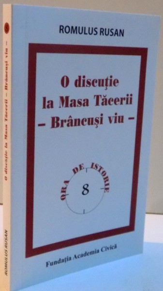 O DISCUTIE LA MASA TACERII BRANCUSI VIU , 2016