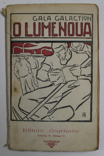 O LUME NOUA de GALA GALACTION , coperta de N. TONITZA , 1919