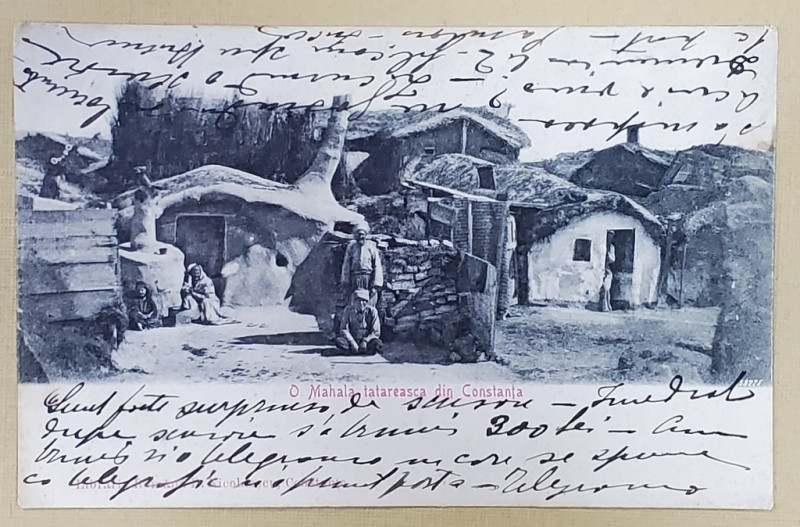 O MAHALA TURCEASCA DIN CONSTANTA , CARTE POSTALA ILUSTRATA , CLASICA