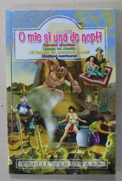 O MIE SI UNA DE NOPTI , ilustratii de pictorul PASCAL , ANII '90