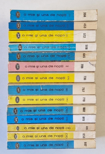 O MIE SI UNA DE NOPTI , VOLUMELE I-XIV , 1966 -1976