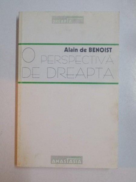 O PERSPECTIVA DE DREAPTA de ALAIN DE BENOIST , 1998