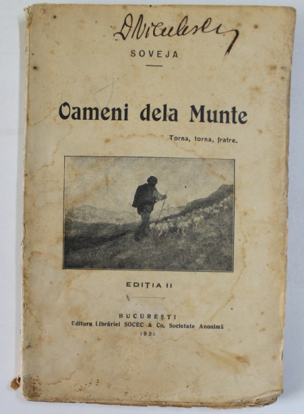 OAMENI DELA MUNTE , EDITIA II de SOVEJA , 1921