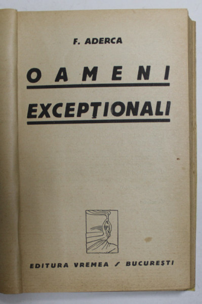 OAMENI EXCEPTIONALI de F. ADERCA