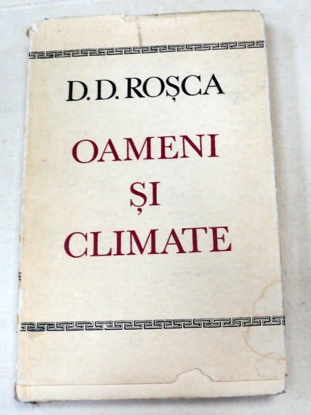 OAMENI SI CLIMATE-D.D. ROSCA  1971