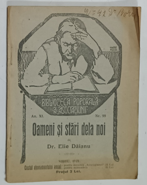 OAMENI SI STARI DELA NOI de Dr. ELIE DAIANU , 1821