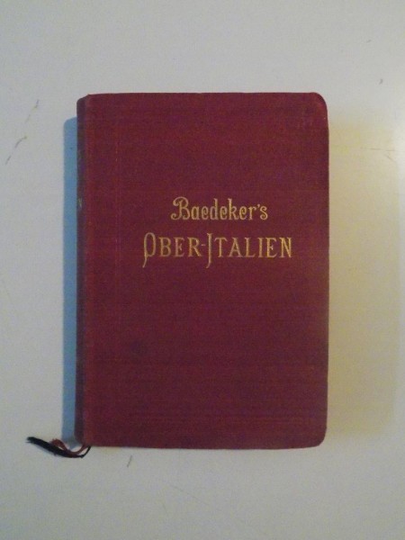 OBERITALIEN MIT RAVENNA, FLORENZ UND LIVORNO. HANDBUCH FUR REISENDE von KARL BAEDEKER  1906