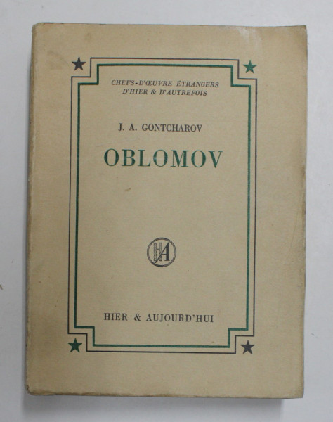 OBLOMOV de J.A. GONTCHAROV , 1949