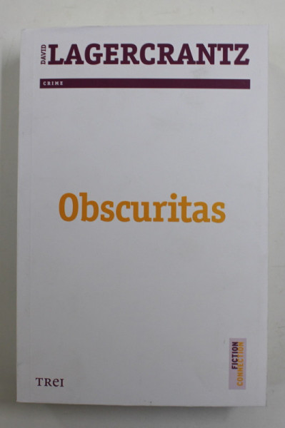 OBSCURITAS , roman de DAVID LAGERCRANTZ , 2022 , MICI DEFECTE