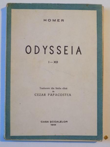 ODYSSEIA I-XII de HOMER 1944