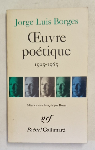 OEUVRE POETIQUE , 1925 -1965 par JORGE LUIS BORGES , 1970