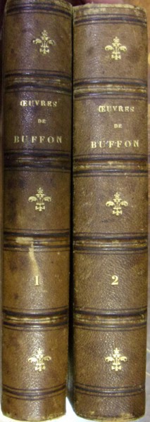 OEUVRES CHOISIES de BUFFON (2 VOLUME, 1859)