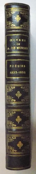 OEUVRES DE ALFRED DE MUSSET. POESIES 1833-1852, PARIS 1926