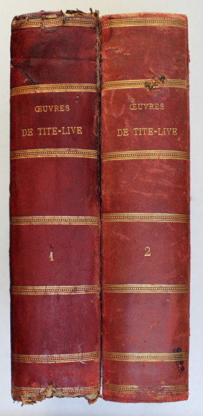 OEUVRES DE TITE - LIVE - HISTOIRE ROMAINE , TOME PREMIER - TOME SECOND , 1877