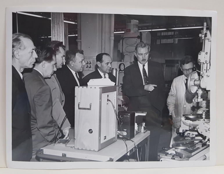 OFICIALI ROMANI IN VIZITA LA BIRMINGHAM COLLEGE , FOTOGRAFIE , 1965