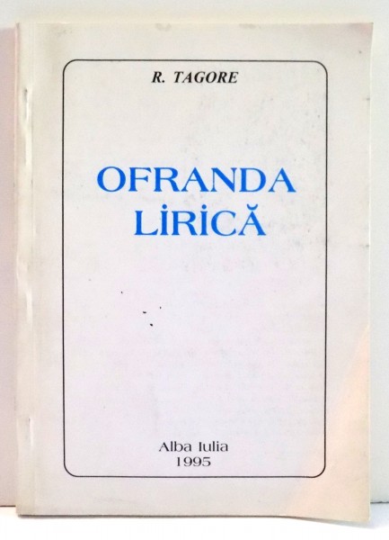 OFRANDA LIRICA de R. TAGORE , 1995