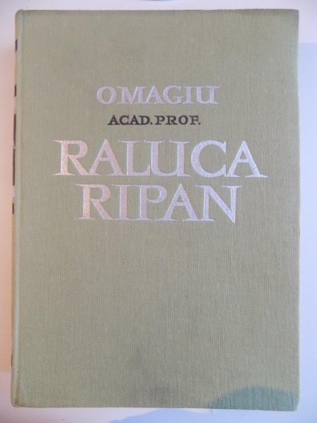 OMAGIU ACAD. PROF. RALUCA RIPAN  1966