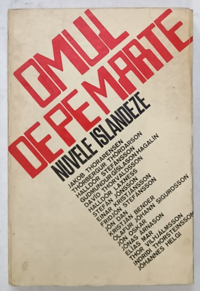 OMUL DE PE MARTE , NUVELE ISLANDEZE , AUTORI DIVERSI , 1972