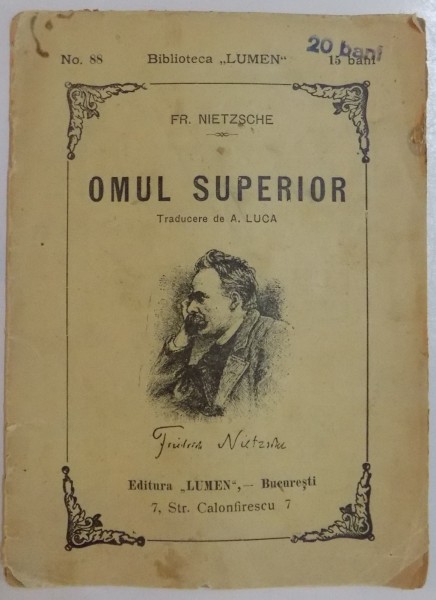 OMUL SUPERIOR de FR.NIETZSCHE