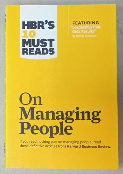 ON MANAGING PEOPLE , 2010