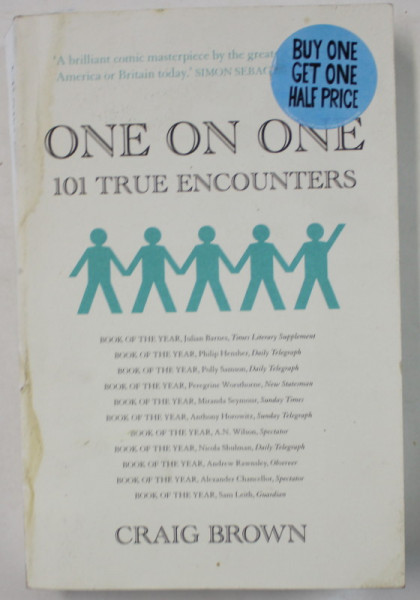 ONE ON ONE , 101 TRUE ENCOUNTERS by CRAIG BROWN , 2012, PREZINTA HALOURI DE APA * SI URME DE INDOIRE