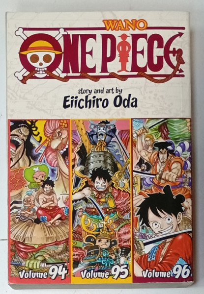 ONE PIECE , story and art by EIICHIRO ODA , VOLUME 94 .95. 96 , COLEGAT , BENZI DESENATE * , 1997