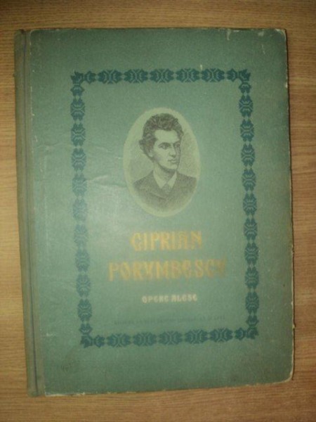 OPERE ALESE de CIPRIAN PORUMBESCU , 1954 , CONTINE HALOURI DE APA