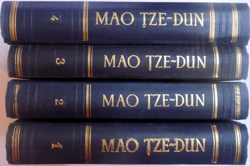 OPERE ALESE de MAO TZE DUN , VOL I - IV , 1955