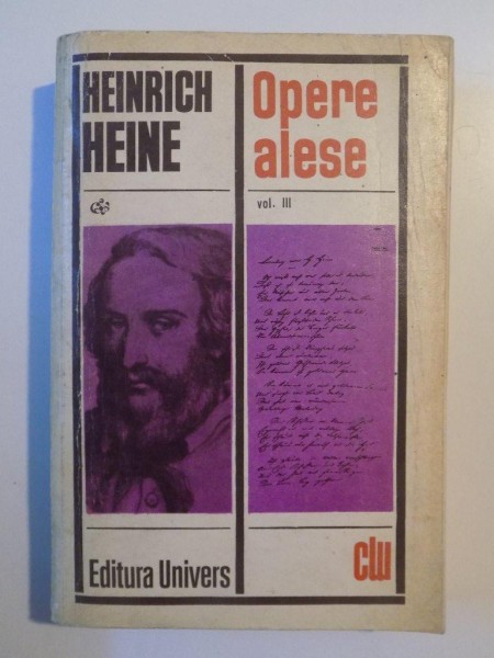 OPERE ALESE , VOL. III  de HEINRICH HEINE , 1973