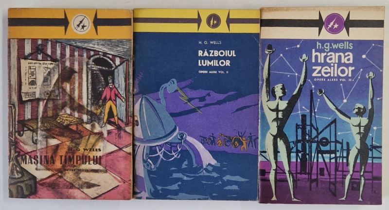 OPERE ALESE , VOLUMELE I - III de H. G. WELLS , 1962 - 1964