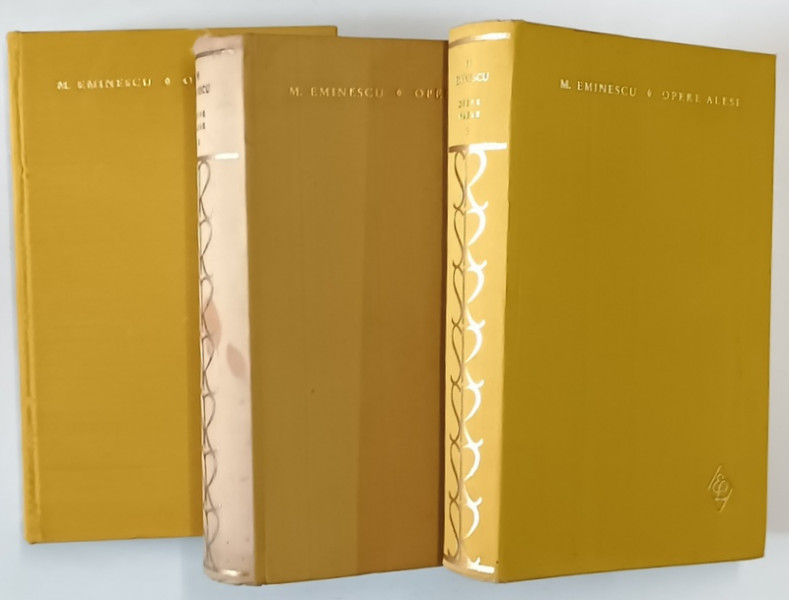 OPERE ALESE , VOLUMELE I - III de M. EMINESCU , 1964