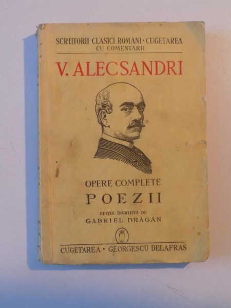 OPERE COMPLETE: POEZII de V. ALECSANDRI  1941