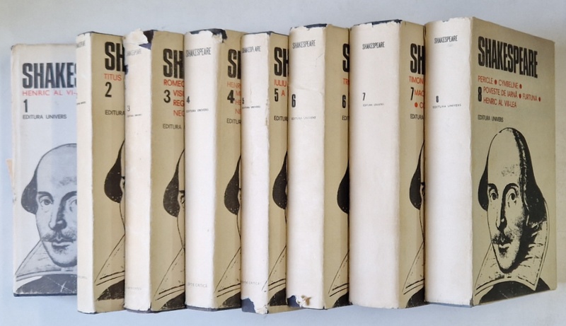 OPERE COMPLETE - SHAKESPEARE , VOLUMELE I - VIII  , 1982 - 1990 *EDITIE CARTONATA