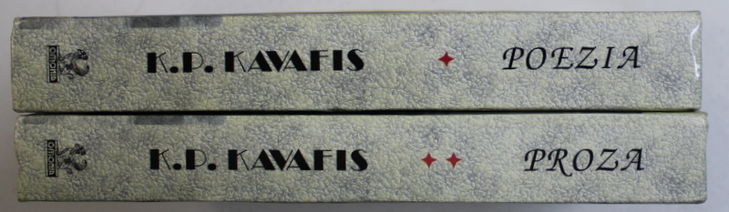 OPERE COMPLETE , VOL. I - II de K. P. KAVAFIS , 2001