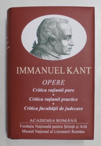 OPERE de IMMANUEL KANT , VOL I , 2017