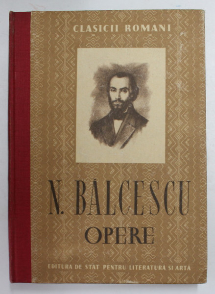 OPERE de N. BALCESCU , 1952