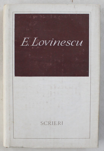 OPERE , E. LOVINESCU , SCRIERI , VOLUMUL IX , T. MAIORESCU SI COMTEMPORANII LUI , 1982